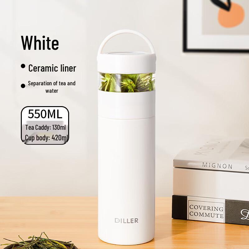 Diller Ceramic Tea Infuser Insulated Bottle