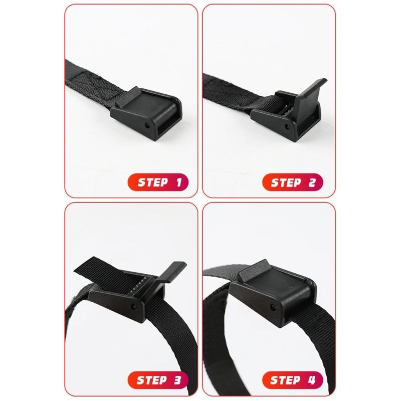 Fishing Rod Tie Holder Fishing Tackle Accessories Fastener Cable Tie Belt Wrap Band Fishing Tool Tie Belts Strap