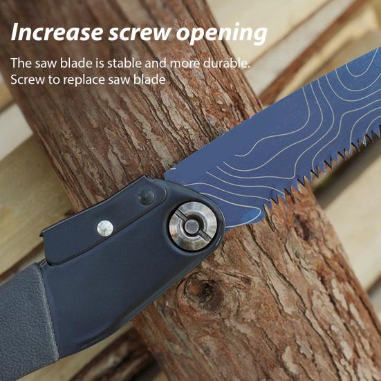 Outdoor Hand Saw Sharp Teeth Camping Backpacking Hiking Mini Folding Hacksaw Portable Woodworking Handheld Saw Wood Cutting Tools