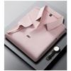 New Men's Casual and Fashionable Solid Color Short Sleeved  Business Polo Shirt Comfortable  Summer T-shirt