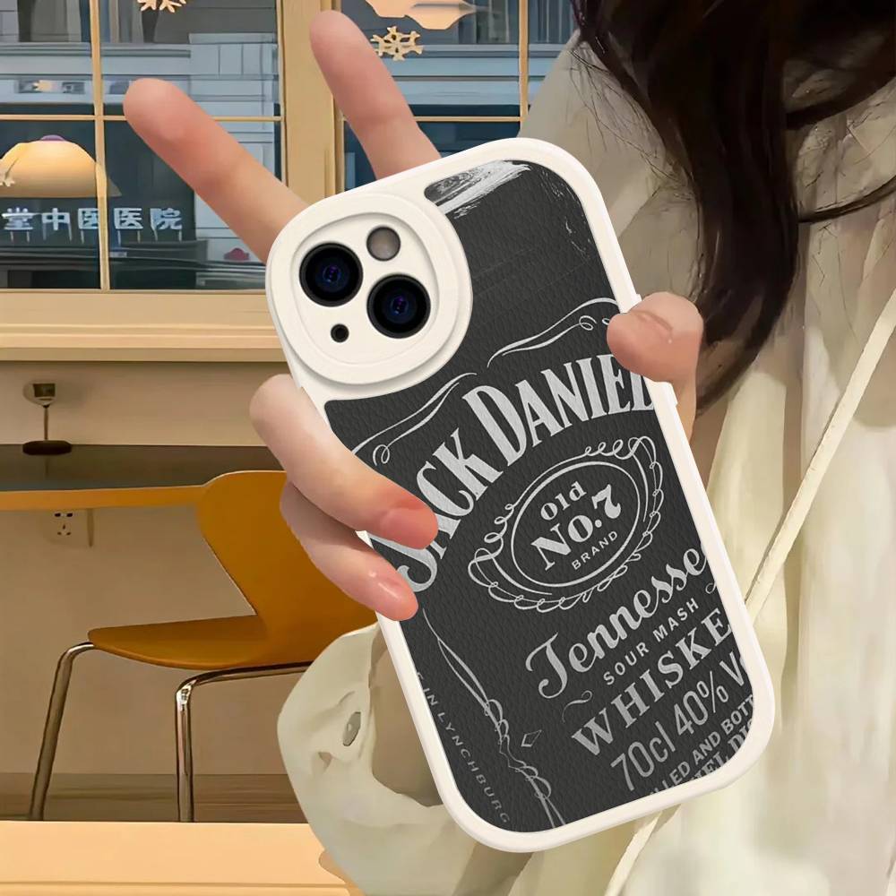 

Бренд J-Jack D-Daniel Роскошный чехол для телефона для IPhone 16 15 14 13 12 11 Pro Max Plus Ударопрочный кожаный чехол iPhone 16 pro