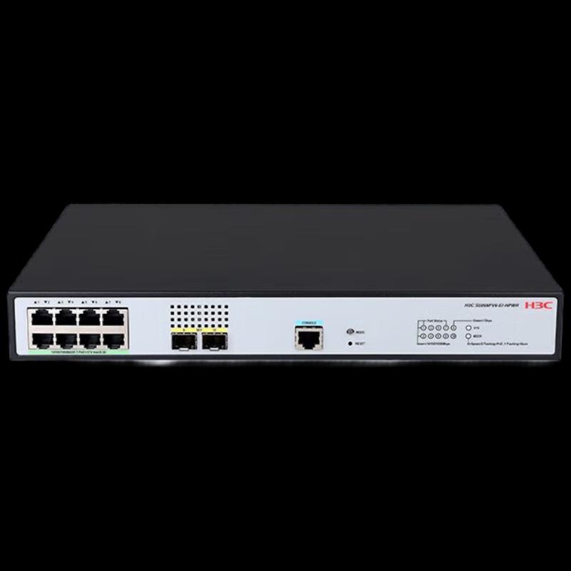 

H3C S5008PV6-EI-HPWR Enterprise Layer 2 PoE Network Switch