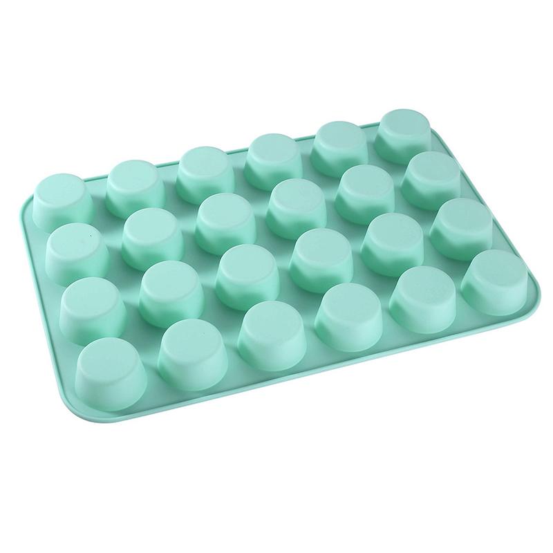 Silikonowa Okrągła Forma DIY Muffiny Ciasteczka Donut Fondant Forma do Pieczenia Nieprzywierająca Forma do Puddingu Ciasta Narzędzia do Pieczenia Czekolady