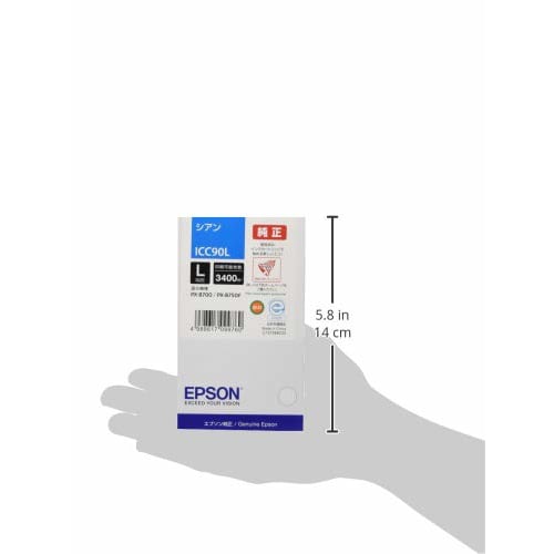 Epson EPSON ink cartridge L cyan ICC90L