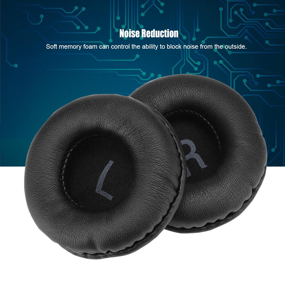 2PCS Universal Replacement 65MM Ear Pads Soft Foam Cushion Headset Cover Case