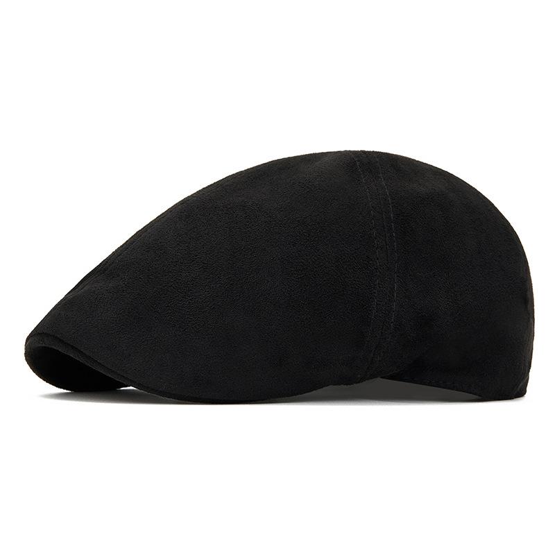 Autumn Winter Beret Men's Warm British Style Newsboy Cap Retro Paintsman Cap Women's Forward Cap
