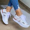 New Women Sneakers Platform Shoes Leather Patchwork Casual Sport Shoes Ladies Outdoor Running Vulcanized Shoes