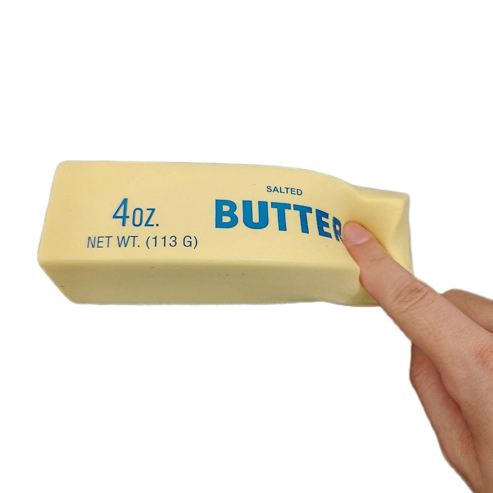 Realistic Butter Stick Squishy Toy Soft Slow Rising Creamy Squeezing Fidget Toy Stress Relief Decompression Squeeze Toys