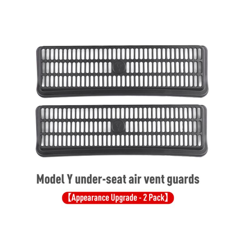 2pcs/set For Tesla Model Y Model 3 Air Outlet Cover For Tesla Car ModelY Under Seat Vent Outlet Dust Cover Car Styling Interior Accessories