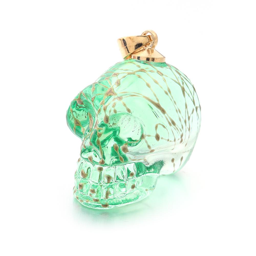 2025 New Punk Skull Pendants Lampwork Charm Pendants for Jewelry Making Skeleton Pendant DIY Necklace Christmas Gift Wholesale