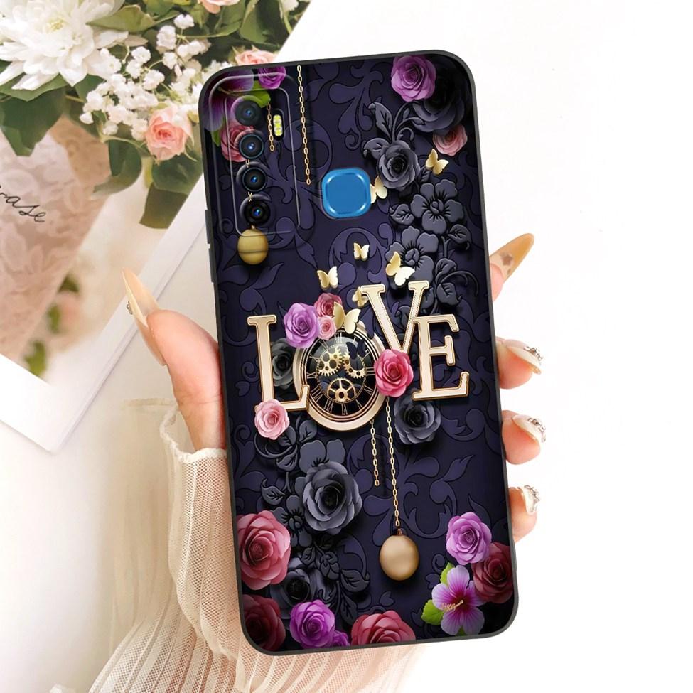 Casing For Infinix Hot 9 X655 X655C Phone Case For Infinix Hot 9 Pro X655F Cover Fashion Cartoon Cute Funny Painted Silicone