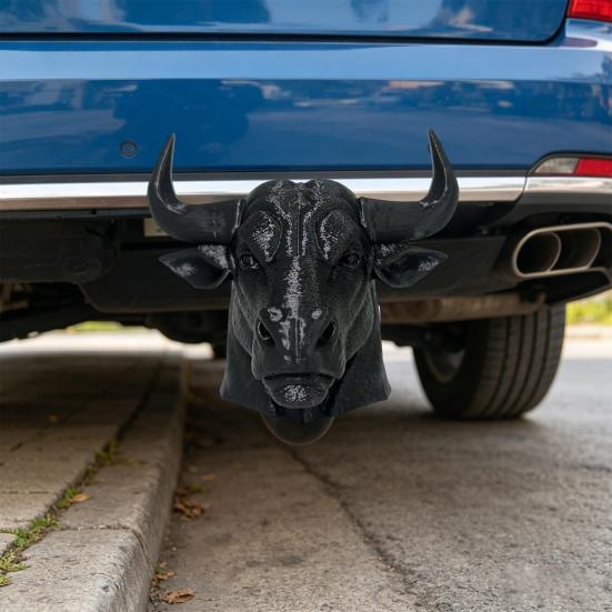 Hitch Cover Car Decoration Trailer Dust Plastic Black 1 Pc