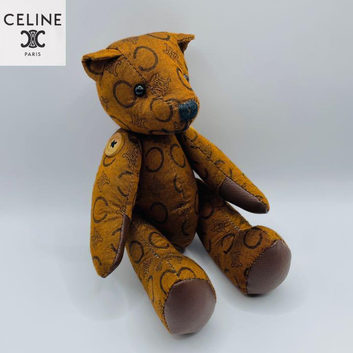 [USED] Rare Celine Sulky C Macadam Plush Teddy Bear