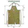 Cross-Border Multi-Pocket Workwear Apron with Split Leggings