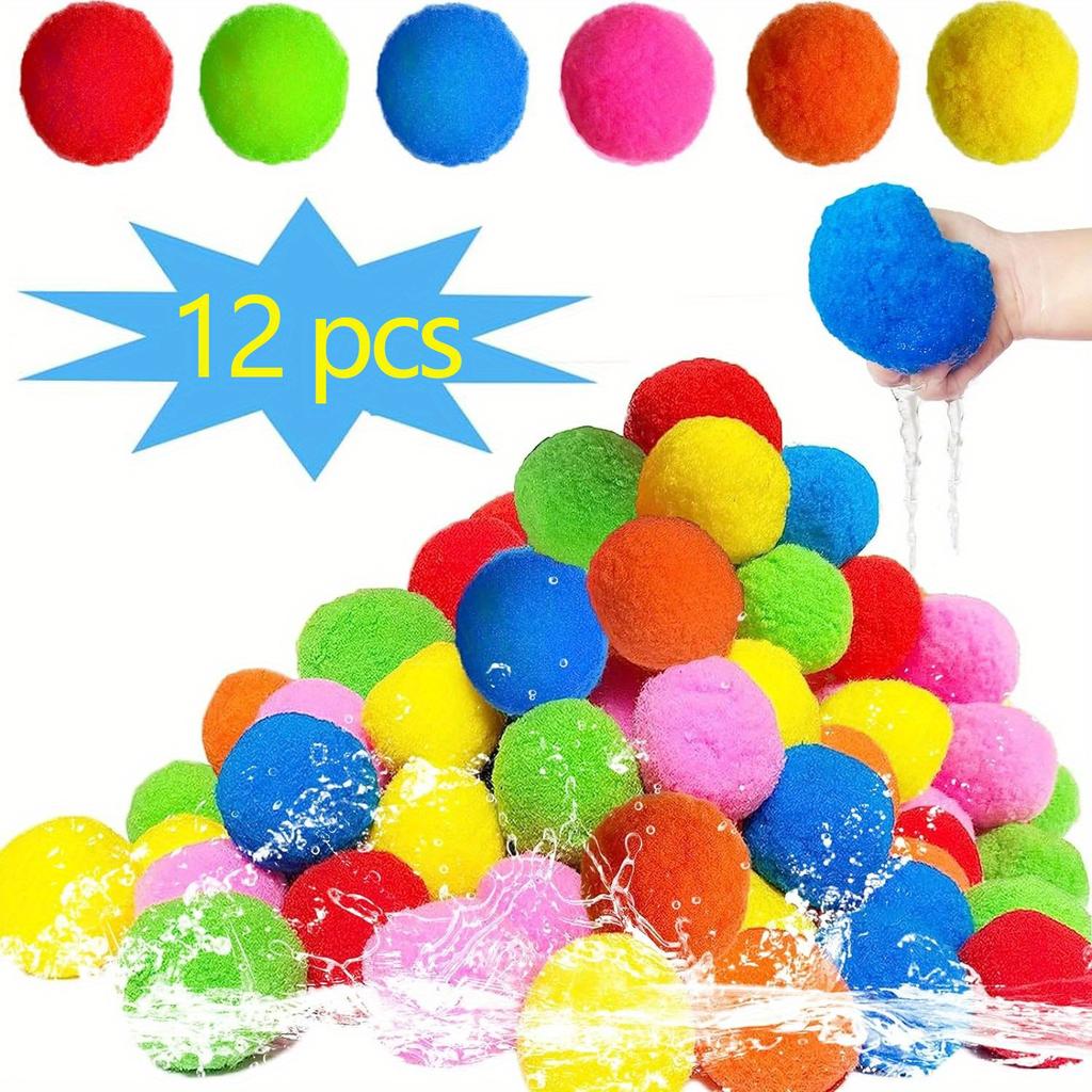 Fun Reusable Water Balls, Reusable Water Balloons For Outdoor Toys And Games, Water Toys, Summer Toy Balls For Pool And Backyard