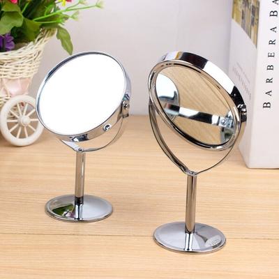 Iron-carbon Alloy Double Cosmetic Mirror Silver Mirror High Quality Makeup Mirror