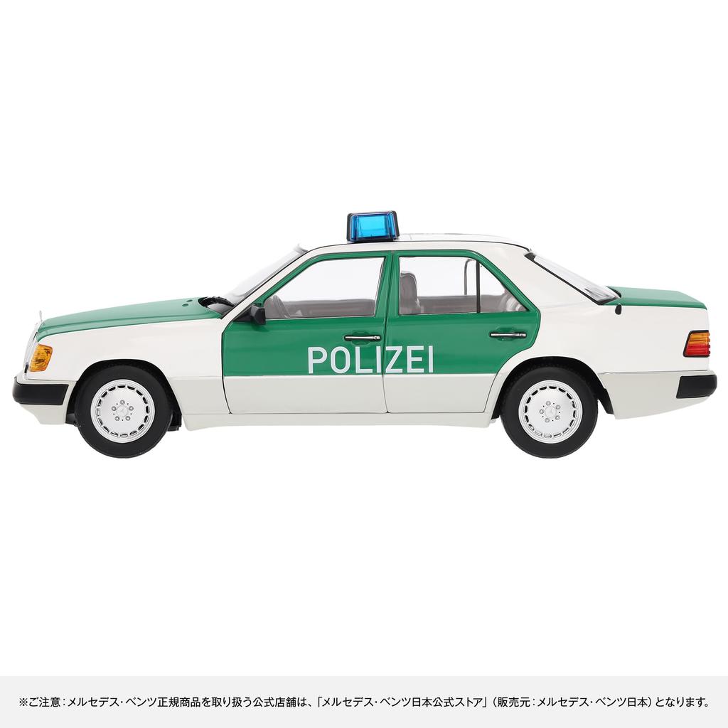 [Mercedes-Benz Collection] Genuine 230E W124 (1989-1993) Police 1/18 Scale Model
