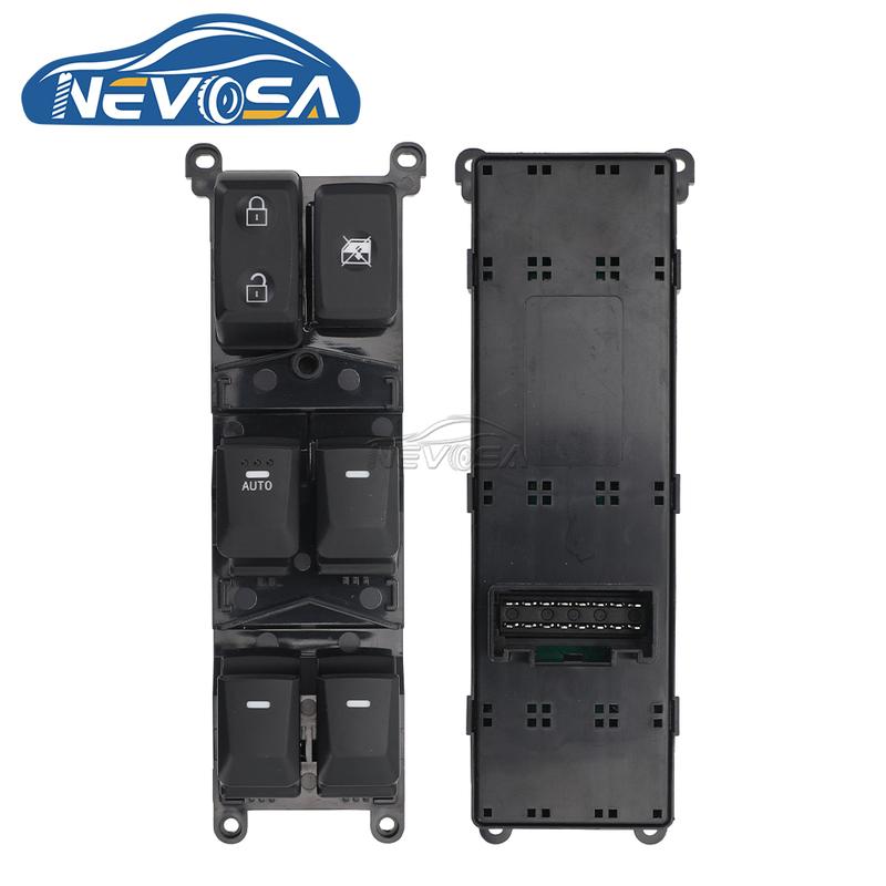 NEVOSA 93575-1W010 93570-1W155 Front Left Driver Power Window Switch Passenger Rear Button For Kia Rio Pride 2012 2013 2014 2015