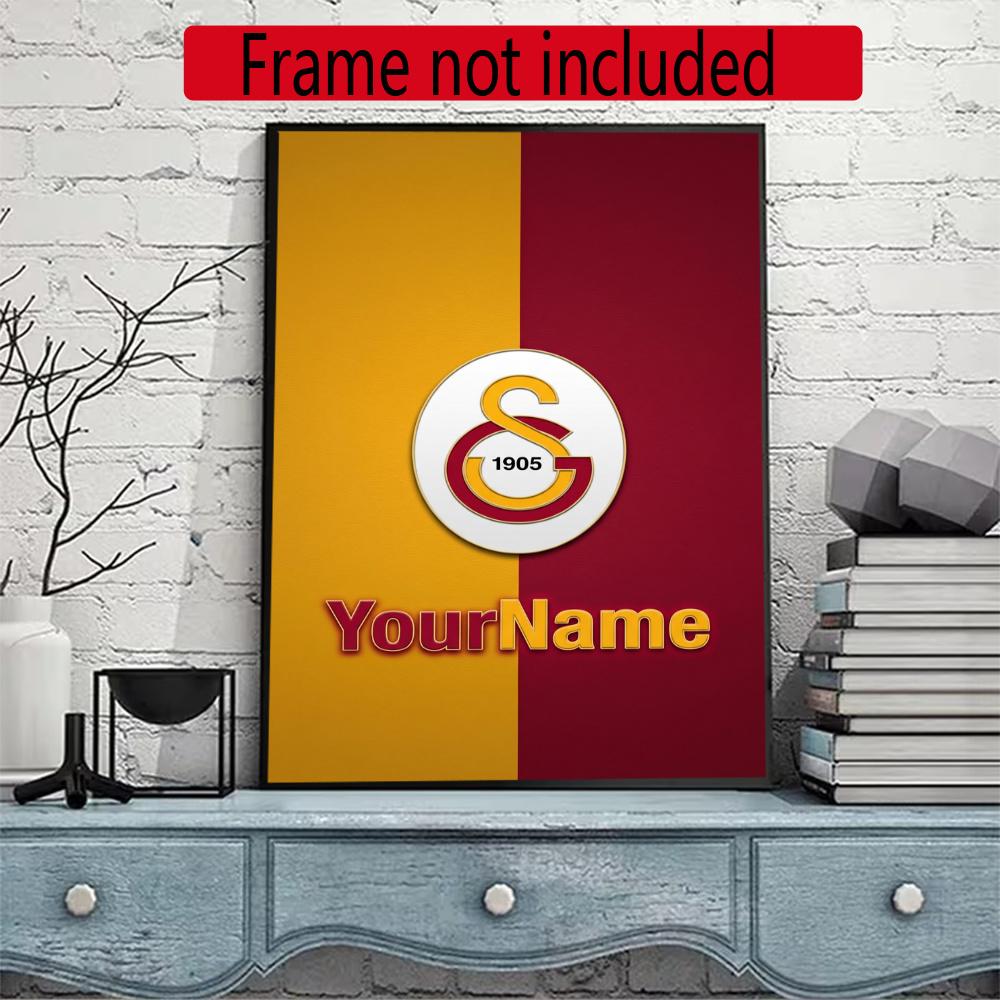 Galatasaray Personalized Name Diamond Paintings Mosaic Wall Round Diamond Art Painting Kits Embroidery Crystal Accessories Frameless