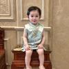 FADOBABY Girls' Chinese Style Summer Qipao Dress