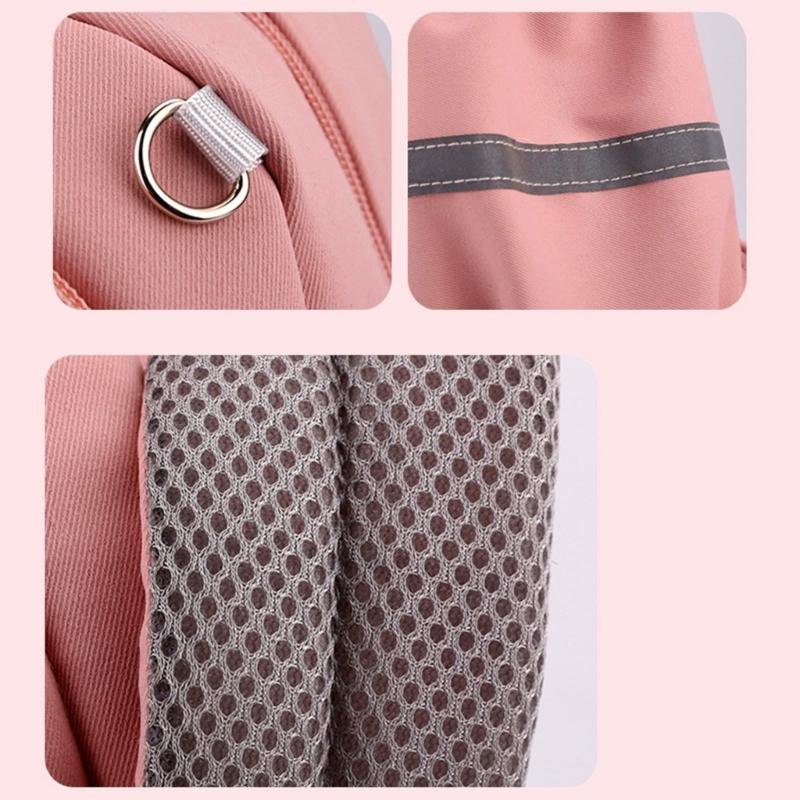 Korean Styles Backpack Lovely Rabbits Print Backpack Student School Backpack Large Capacity Backpack Girls School Bag