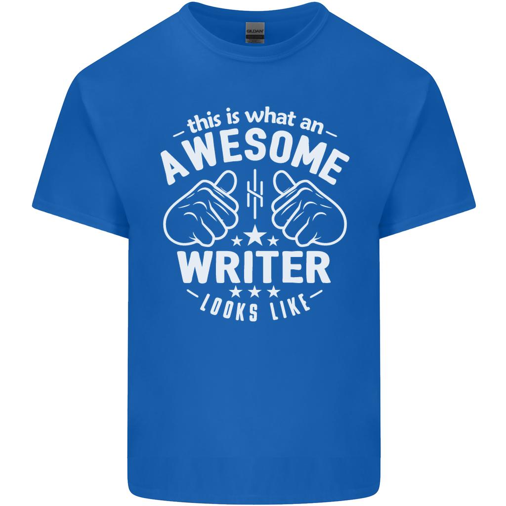 This Is What an Awesome Writer Looks Like Unisexs Light Cotton TShirt