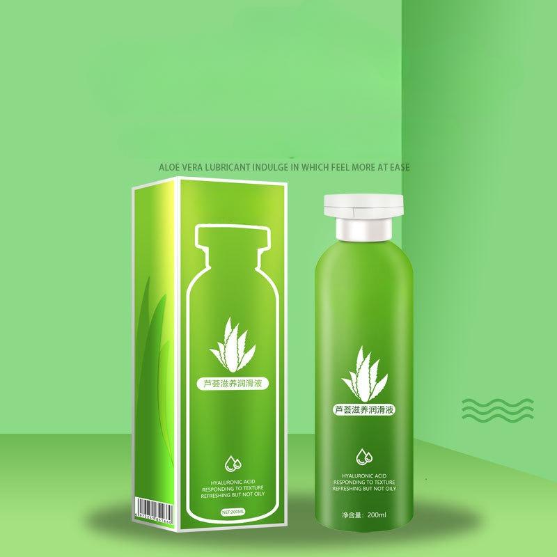 Aloe Vera Infused Personal Lubricant 200ML - Water-Based Lube Non-Greasy Adult Enhanced Intimacy Product