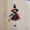 Halloween Witch Ornament Festive Broomstick Angel Hanging Pendant Witch Girl Doll Decoration Playful Halloween Witch Hanging For