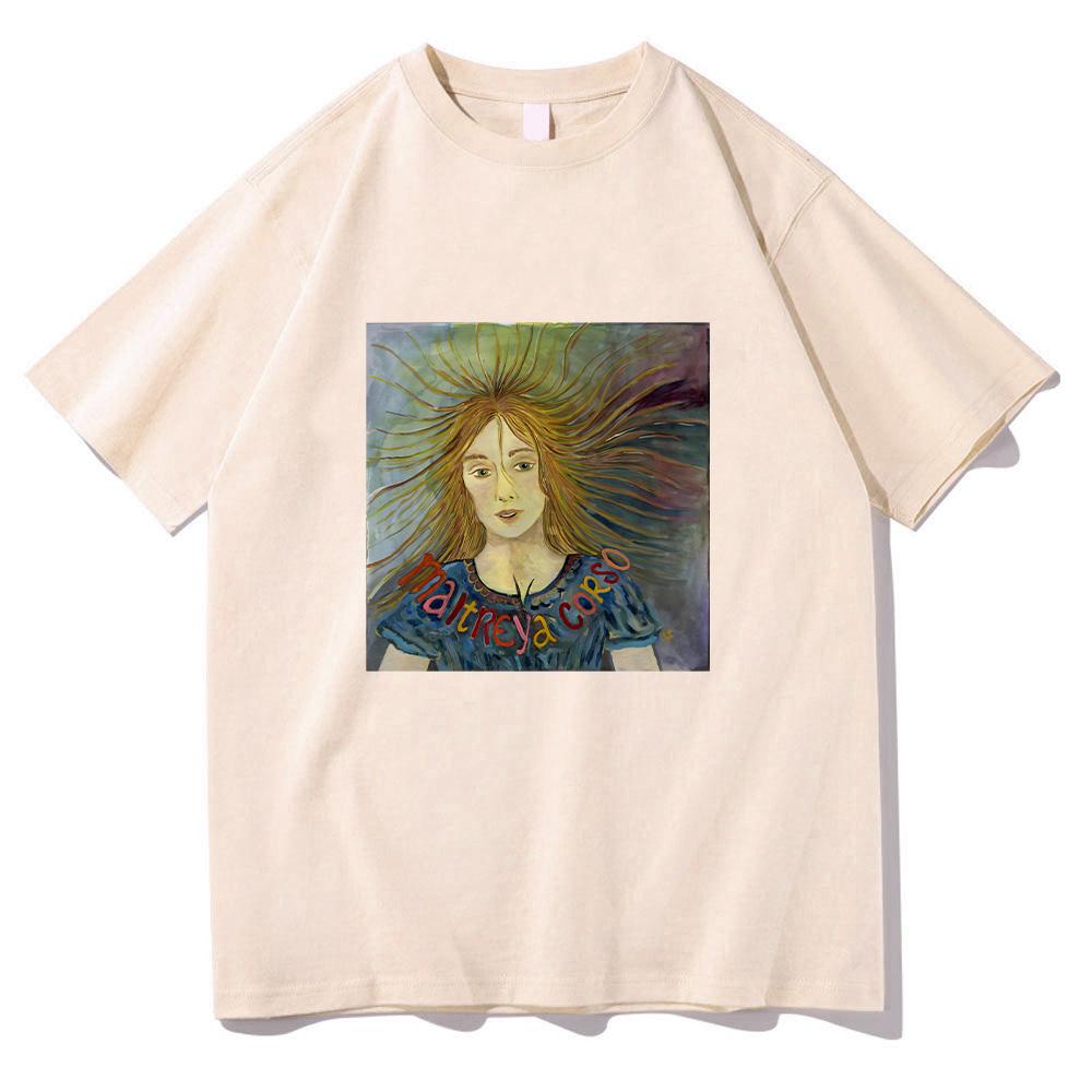 Maya Hawke MAITREYA CORSO T Shirts Fan Fashion Merch Clothing Cotton Soft Tee Women Men Casual Short Sleeve Top Y2K