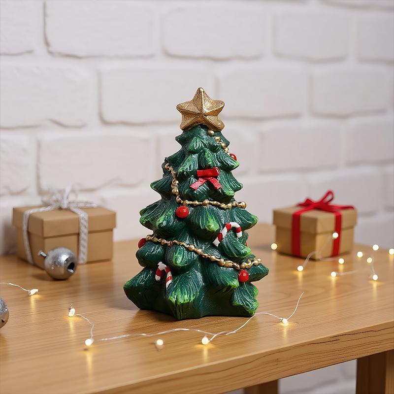 9/13.5cm Photo Props Xmas Atmosphere Ornaments Exquisite Home Decor Cute Mini Christmas Tree Scene Setting Christmas