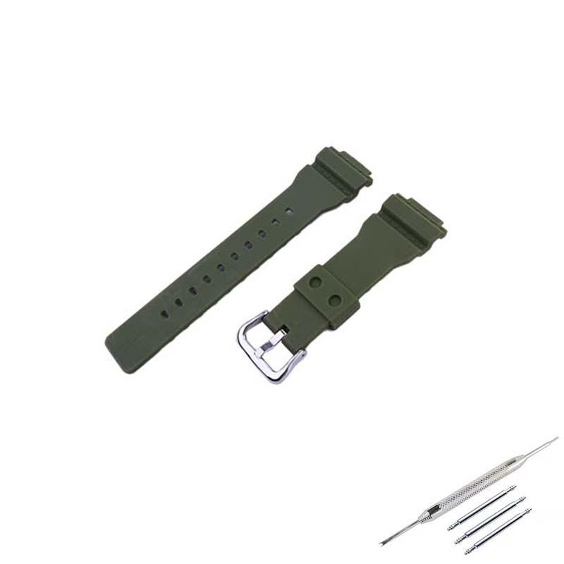 Wasserdichtes Harz-Uhrenarmband für GBD-800 GMA-S110 120 140 Outdoor-Sportuhren