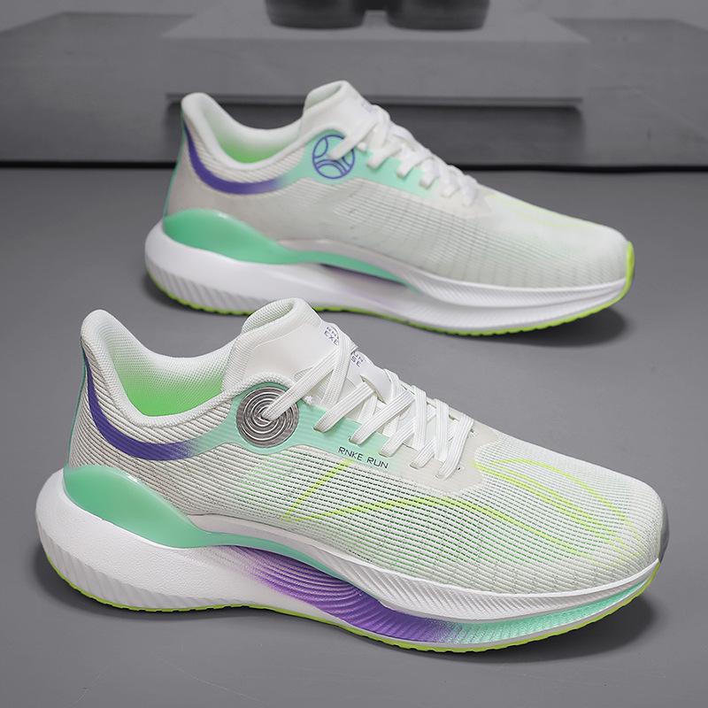 Jueying 2 generation running shoes men's carbon plate rebound shock absorption sports shoes men's and women's high school entrance examination profes