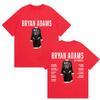 BRYAN ADAMS ROLL WITH THE PUNCHES TOUR 2025 T-Shirts Men Women Vintage High Quality Oversized Cotton T Shirt Fans GiftStreetwear