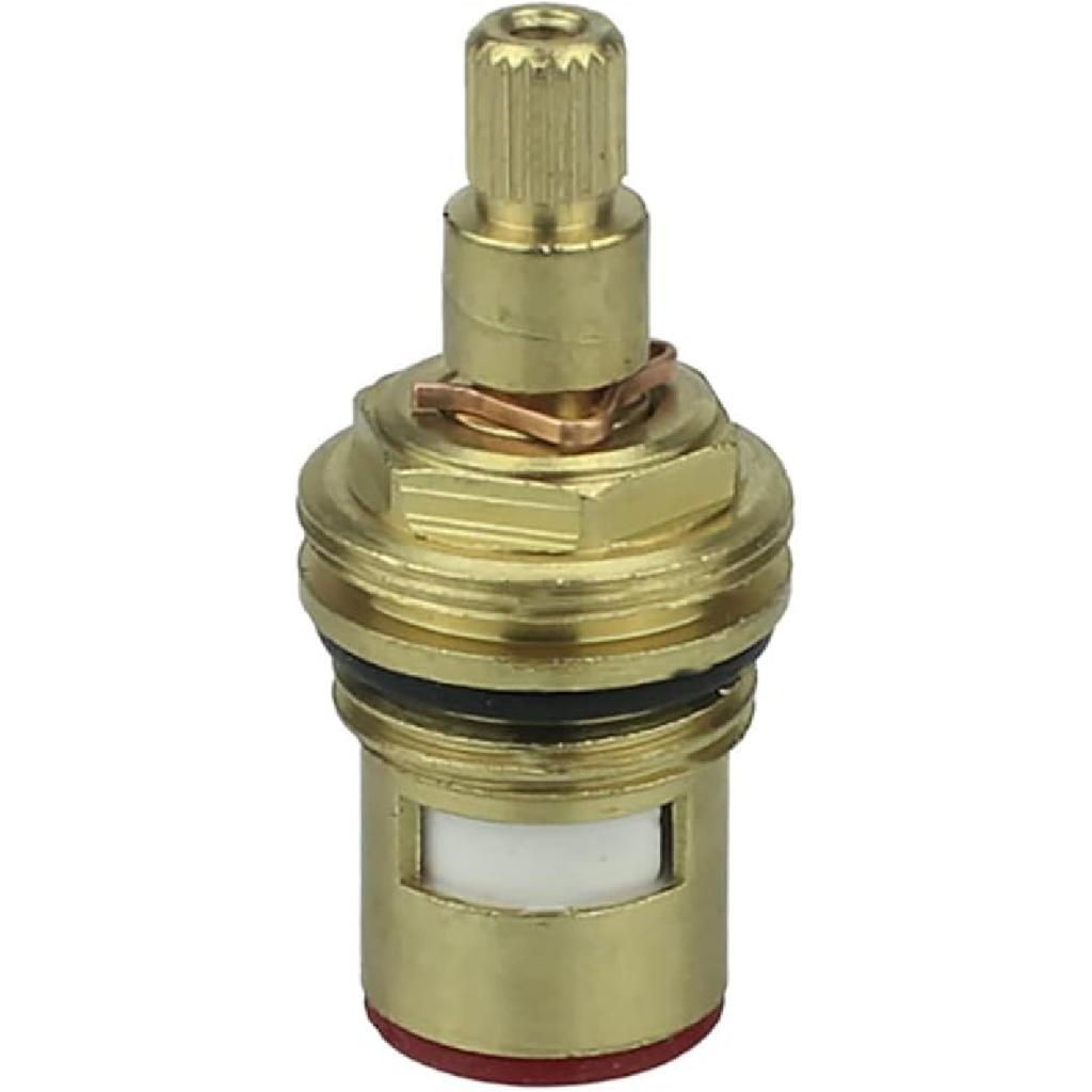 Mix Tap Inner Cartridge Replacement, Spare Valves, Tap Valves, Brass Ceramic Disc Cartridges Insert Faucet Valve Quarter Turn 1/2" Ceramic Tap Valves