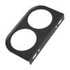 2 Hole Gauge Panel, 2" Easy Installation, Secure Dash Gauge Pods for Vehicles (Black)