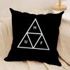 H-Huf Brand Cushion Cover Pillowcase Ultra Soft Skin Friendly Fabric Cloud Like Comfort & Concealed Zipper