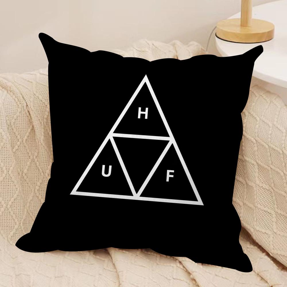 H-Huf Brand Cushion Cover Pillowcase Ultra Soft Skin Friendly Fabric Cloud Like Comfort & Concealed Zipper