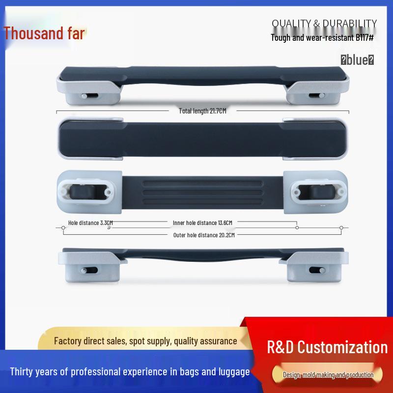 Luggage Handle Replacement & Repair Kit - Leather Case & Bag Accessories