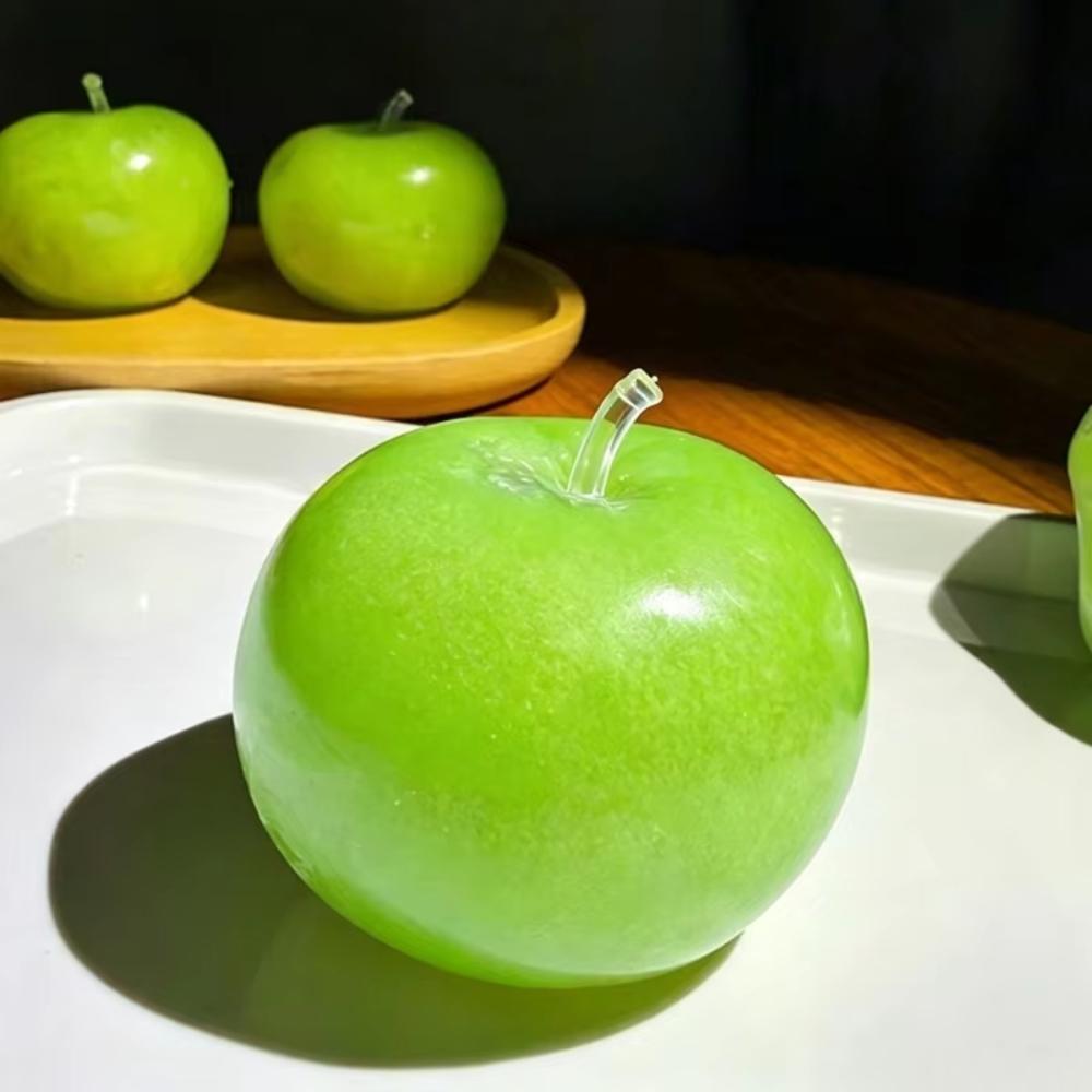 Groene Appel Slushie Squishy Fidget Speelgoed ASMR Knapperig Kneedbaar Niet-Stuiterend Sensorisch ADHD Stressverlichter Middelmatige Grip groene appelkleur