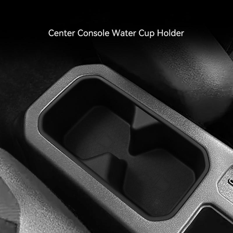 Central Console Water Cup Holder for Jimny 2024-2025 Center Storage Box Tray Silicone Organizer Car Interior Accessories