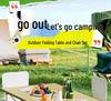 Durable Portable Metal Folding Camping Table for Outdoor, Night Market, Car-Mounted, and Barbecue Use