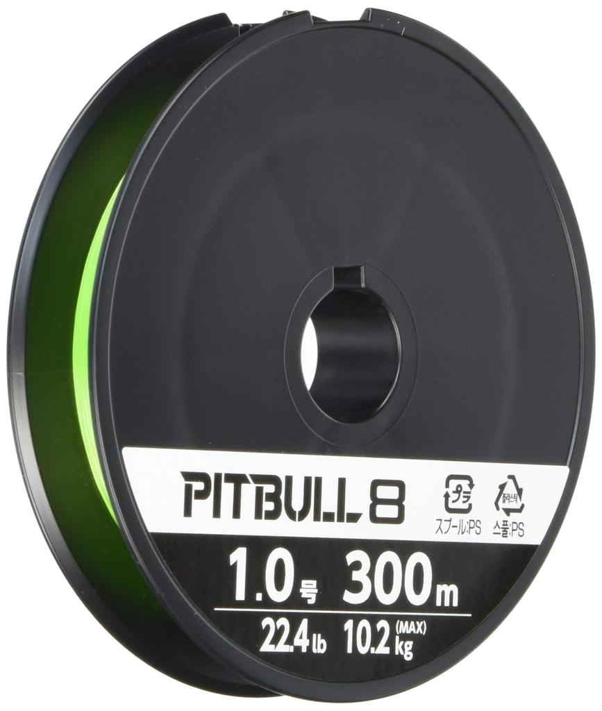 Shimano Pitbull 8 Line 300m Lime Green 1.0 PL-M78S