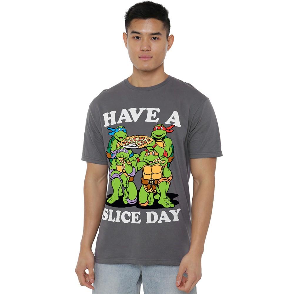 Tmnt Have A Slice Day T-Shirt S-4XL Charcoal XL