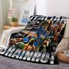 Italian Brainrot Creatures Flannel Blanket Super Soft Warm Cozy Blanket For Sofa Bed Office Travel Allseason Home Decor Gift