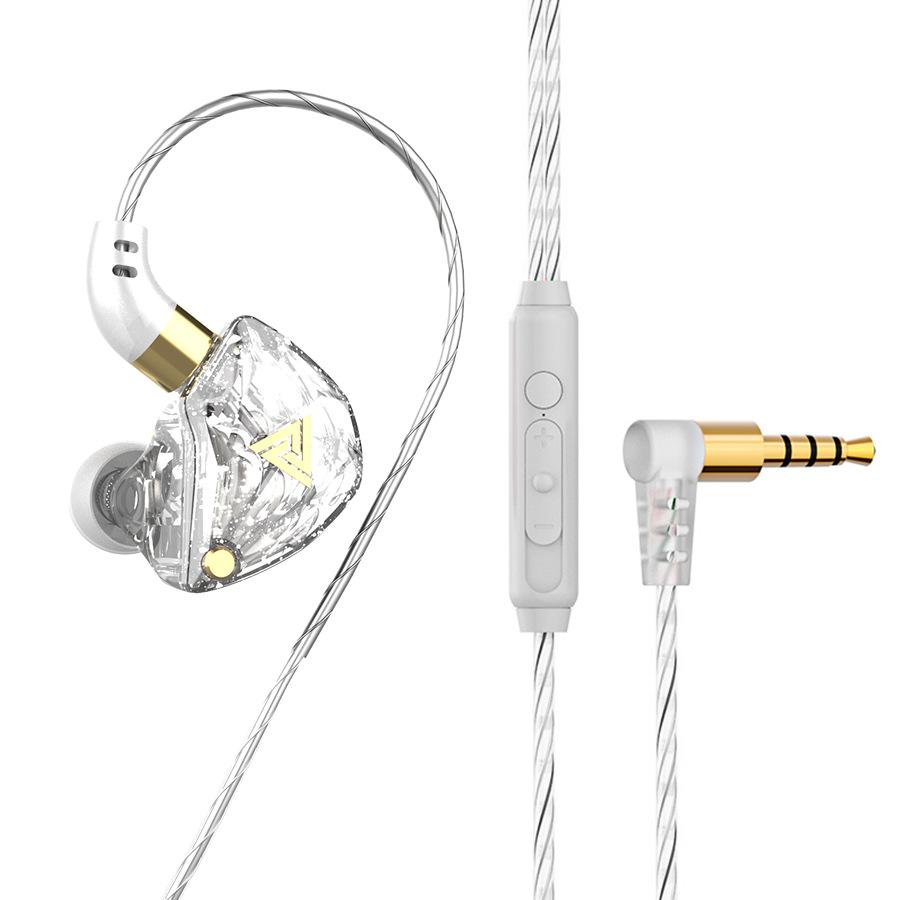 QKZ SK8 Heavy Bass Headset Computer Game Line Control mit Weizenbewegung In-Ear-Kopfhörer