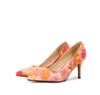 Fashion Shiny High Heels Patent Leather Pointed Toe Women Office High Heeled Shoes Ladies 7cm Comfort Stiletto Pumps Size 48