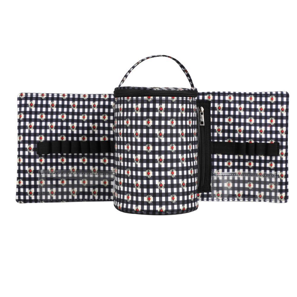 

Oxford Cloth Yarn Storage Bag Large Capacity Cerchet Hooks Bags Knitted Wool Bags Wool Hooks чёрный