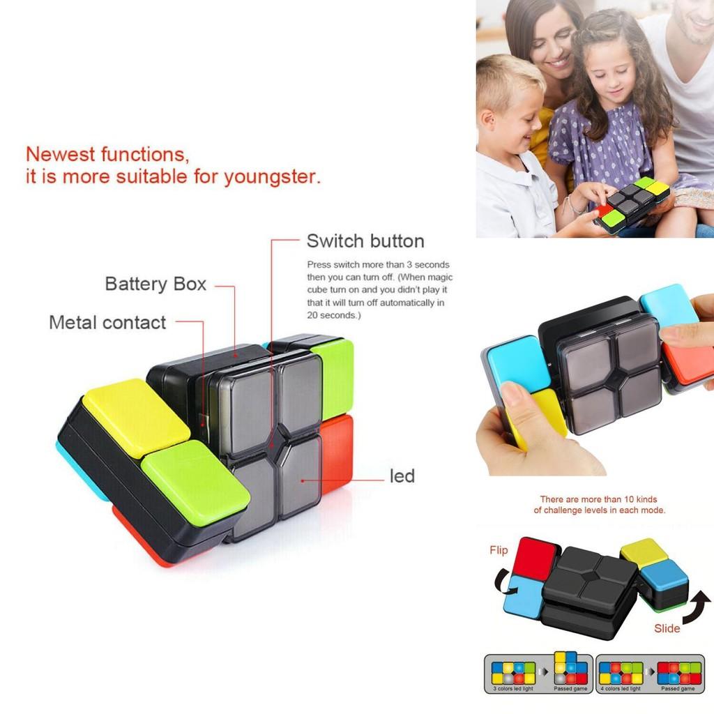 Colorful Musical Magic Cube Interactive Game Machine For Family Fun And Stress Relief