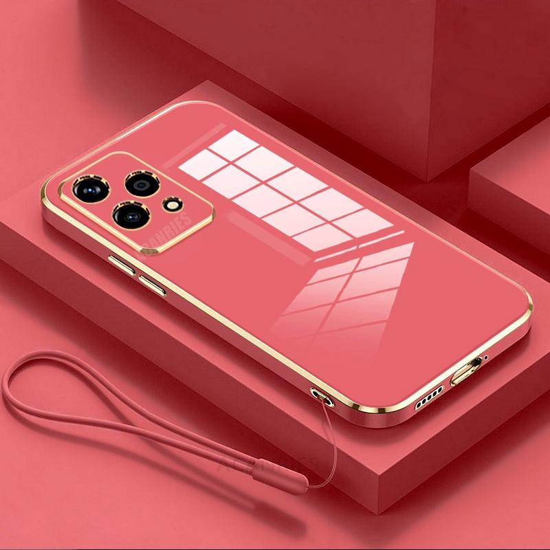 

Honor200lite роскошный чехол-ремешок из силикона для Huawei Honor 200 Lite 200lite 90 70 50 Pro 70pro X8 X8a X8b X7a мягкий чехол For honor 200 lite