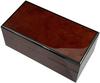 IGIMI Luxury Wooden Watch Holds 3 No Brown Wood Grain Gift Wrapping Officially Imported IG-ZERO 40A-5 Box, Watches, Window, Pattern, Available,